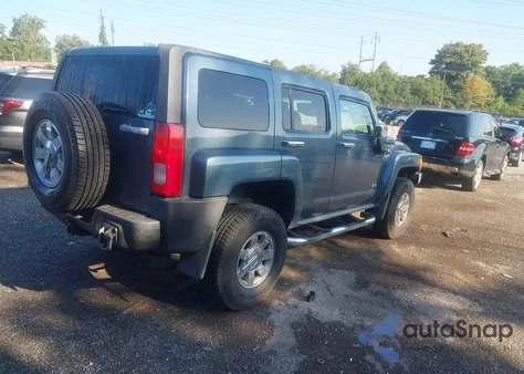 2007 Hummer H3 Suv из США, поврежденный, VIN 5GTDN13E178194350